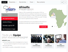 Tablet Screenshot of afrisofts.net